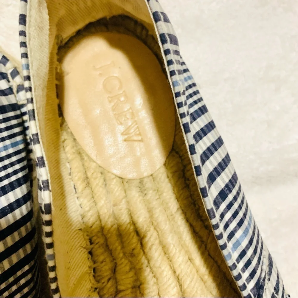 J CREW CUSHIONED FOOTBED ESPADRILLES women’s sz 6